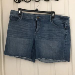 Loft jean shorts